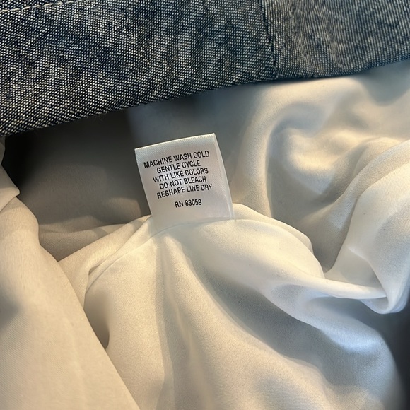 DREW chambray mini skirt. - Picture 5 of 6